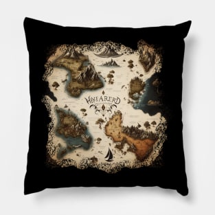 Fantasy Book - Fantasy Map Pillow