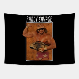 Vintage Wwe Randy Savage Tapestry