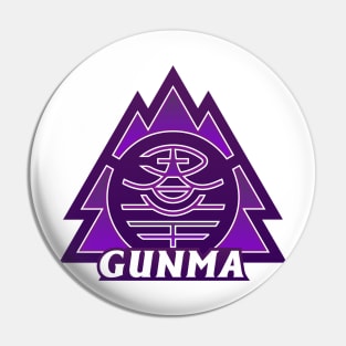 Gunma Prefecture Japanese Symbol Pin