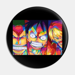 One Piece Zoro x Luffy x Sanji Pin