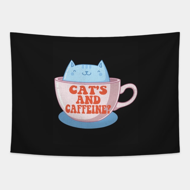 Cats and Caffeine? Tapestry by jltsales