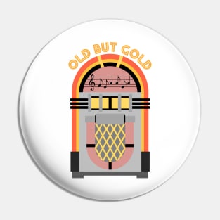 Old But Gold Jukebox Pin