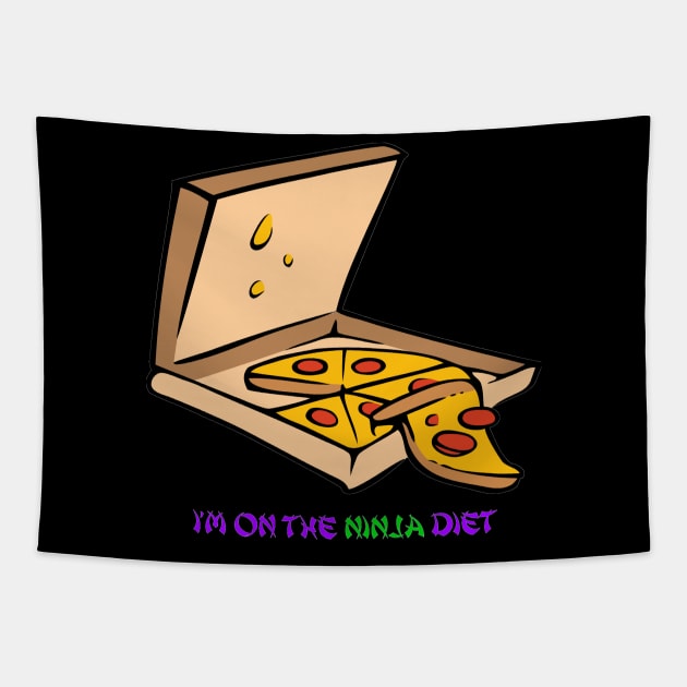 Ninja Diet Tapestry by NyghtShayd