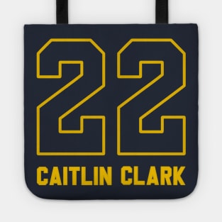 caitlin clark 22 is love Tote