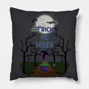 Halloween Trick or Treat Pillow