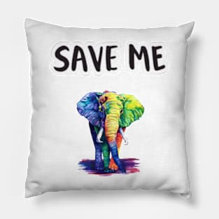 Elephant Artwork handmade Pillow