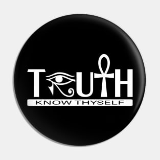 truth know thyself ankh Pin