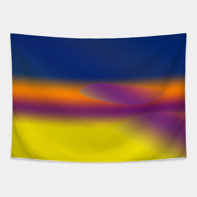 orange violet yellow blue texture design Tapestry by creatilory