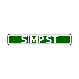 Simp St Street Sign T-Shirt