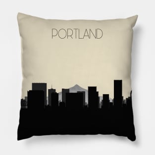 Portland Skyline Pillow