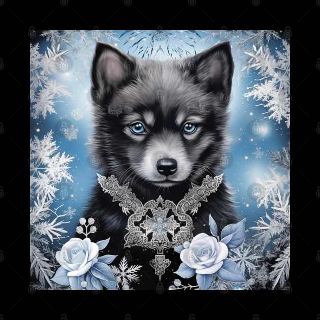 Arctic Pomsky by Enchanted Reverie