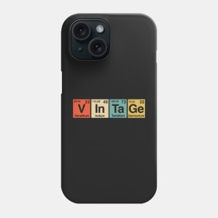 Vintage Periodic Table Elements Spelling Phone Case