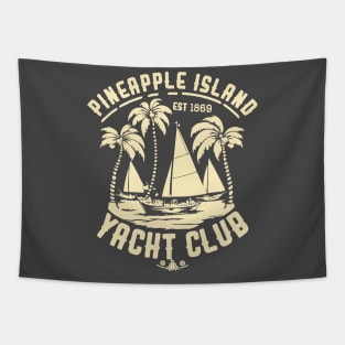 Pineapple Island Yacht Club Tapestry