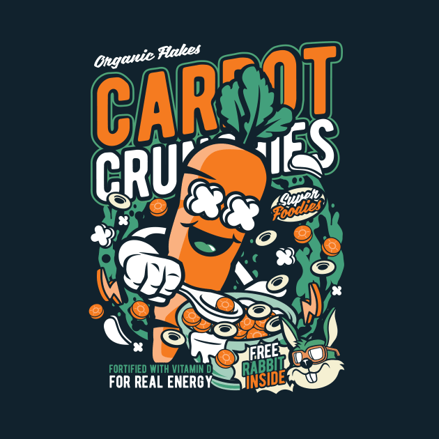 Retro Cereal Box Carrot Crunchies // Junk Food Nostalgia // Cereal Lover by Now Boarding
