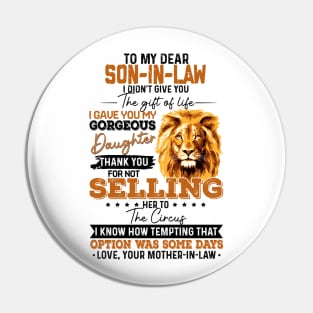 SON-IN-LAW Pin