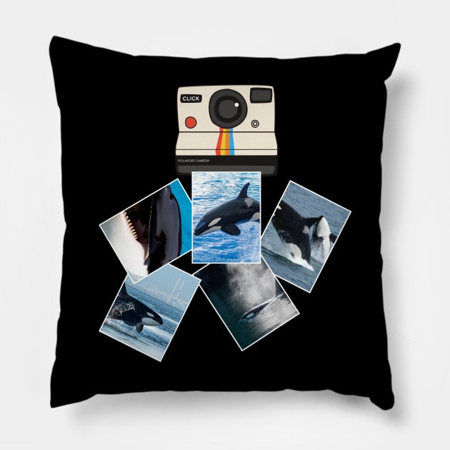 Orca Polaroid Pillow by GMAT