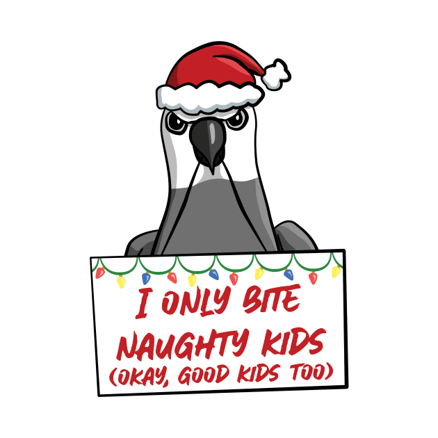 Only Bite Naughty Kids White Face Cockatiel by punkburdarts