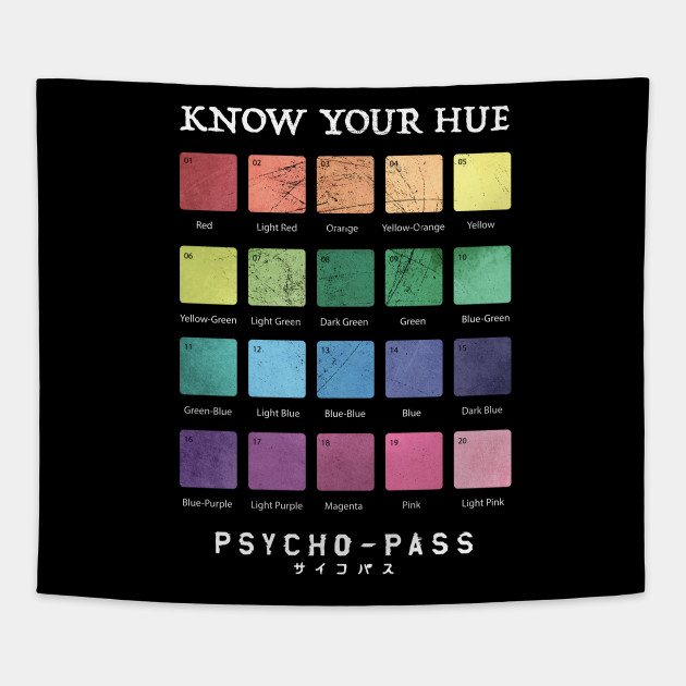 know your hue psycho pass tapestry teepublic hue size chart