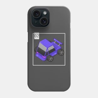 02 - Pixel Cars - Little Lilac Phone Case