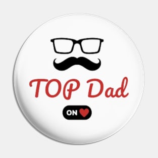 Top dad Pin