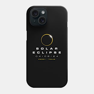 Wos 2024 Emory Texas Solar Eclipse Phone Case