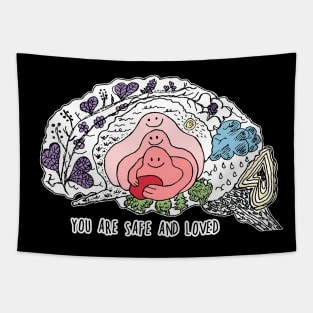 You are safe and loved brain Tapestry