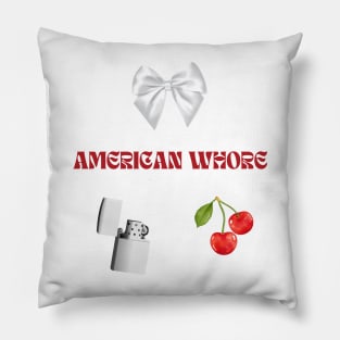 American Whore Song Print Sticker Pack Pillow