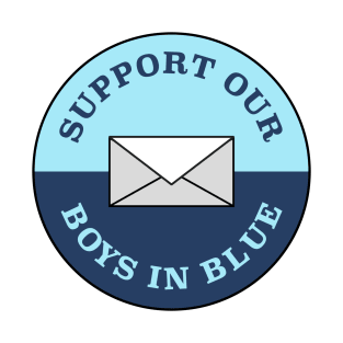 Support Our Boys In Blue - USPS T-Shirt