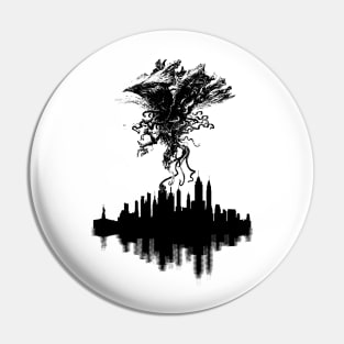 Emrakul Over City Pin