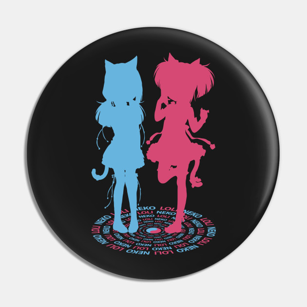 Loli Neko Girls Neko Alfiler Teepublic Mx