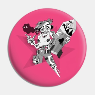 Punk girl Pin