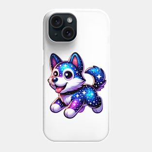 Running Puppy with Stars On It Phone Case