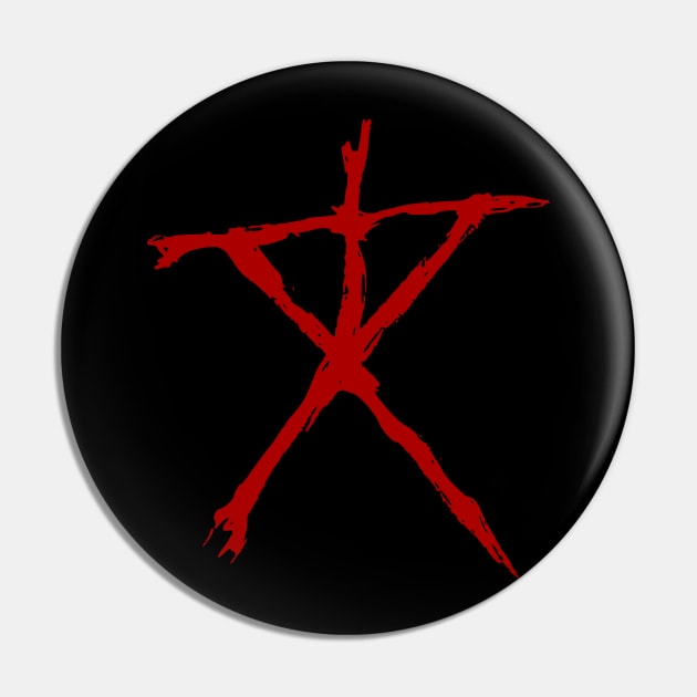 Blair Witch Symbol Pin by SteamboatJoe