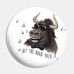 Hit the Road Yack Pin