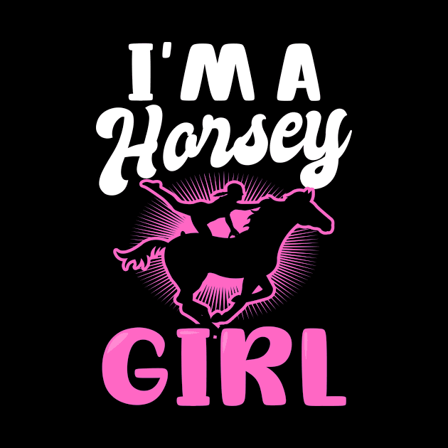 Equestrian Shirt | I'm A Horsey Girl by Gawkclothing