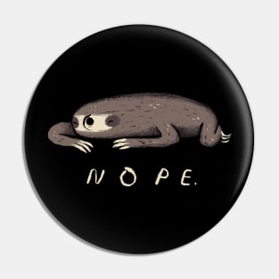 sloth nope Pin