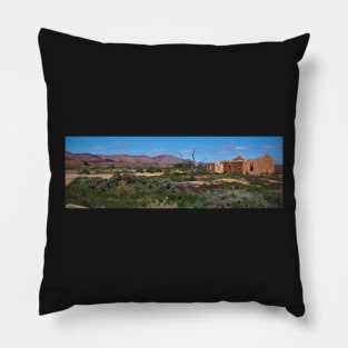 Ruins in the outback Pillow