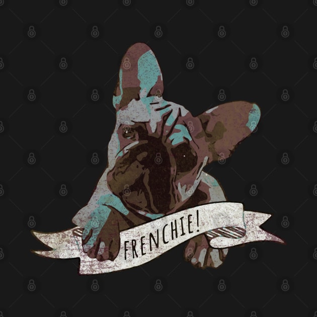 French bulldog, Frenchie lover gift by Collagedream