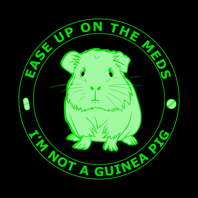 TBI Brain Injury Green - Guinea Pig by survivorsister