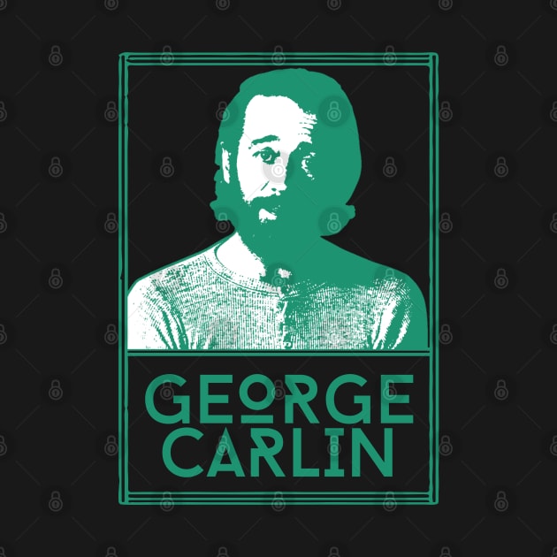 George carlin\\retro fan artwork by MisterPumpkin