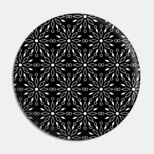 Black and white seamless pattern Pin