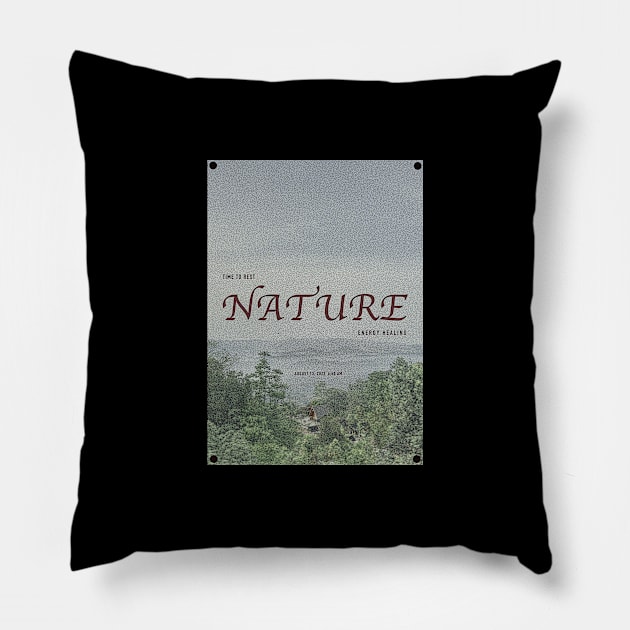 Nature Pillow by Urtype