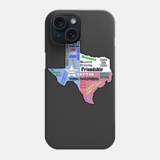 Texas State Symbols Phone Case