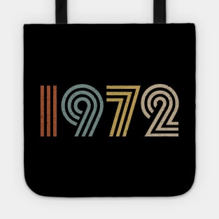 1972 Birth Year Retro Style Tote