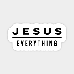 Jesus Over Everything Magnet