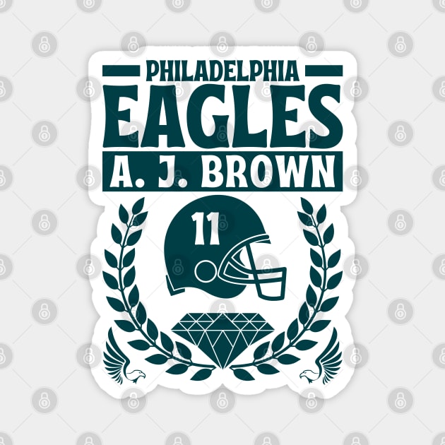 Philadelphia Eagles A. J. Brown 11 Edition 2 Magnet by Astronaut.co