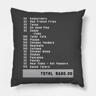 Pay It Forward with 55 Burgers Pillow