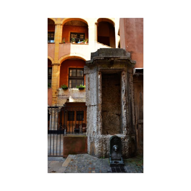 Water Fountain. Montée Saint-Barthélémy, Lyon, France by IgorPozdnyakov