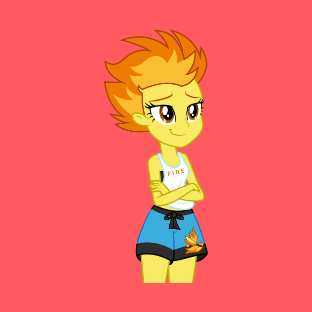 Spitfire Equestria Girl by CloudyGlow