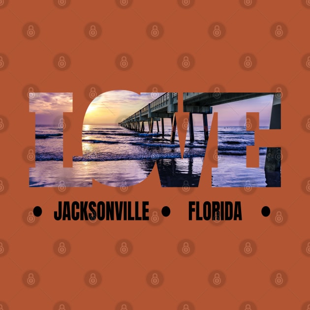 Love Jacksonville Florida Gift by Hopscotch Shop Gifts